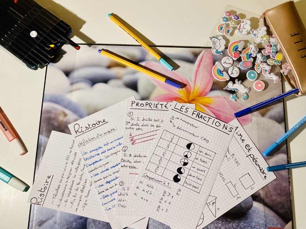 Faire des fiches de révision
